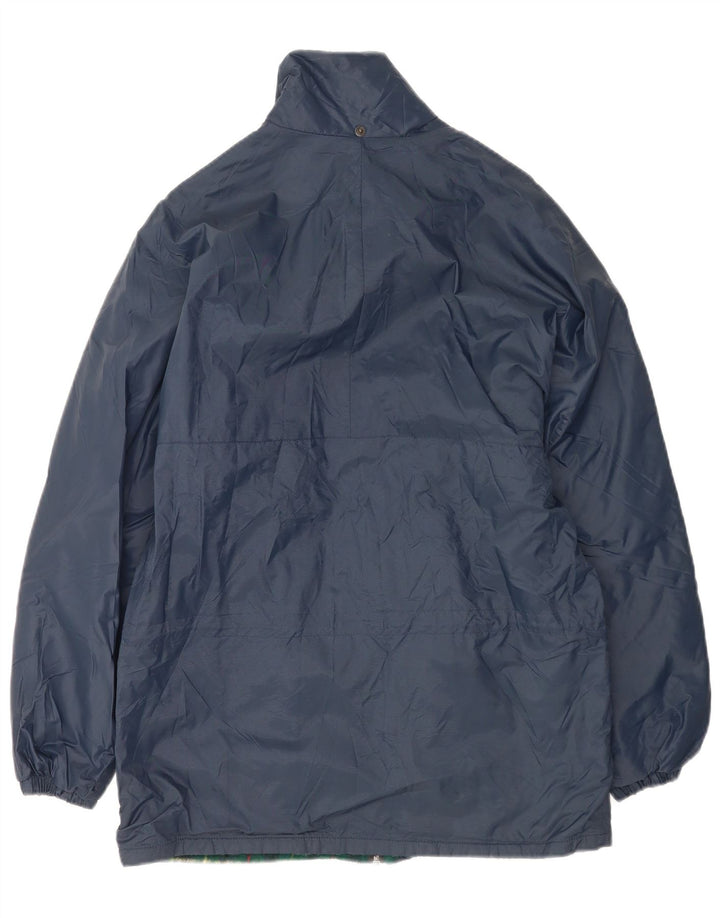 Męska kurtka wiatrówka K-Way UK 40, duża, granatowa