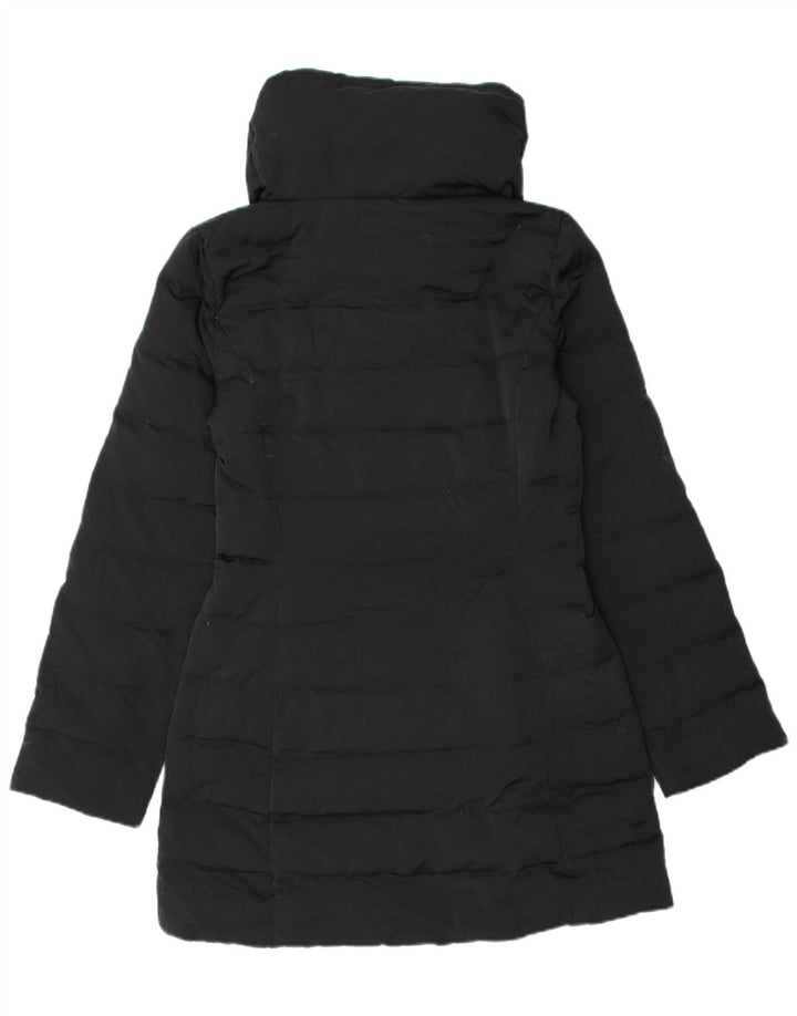 Damski, oversize'owy, ocieplany płaszcz Zara UK 6 XS, czarny