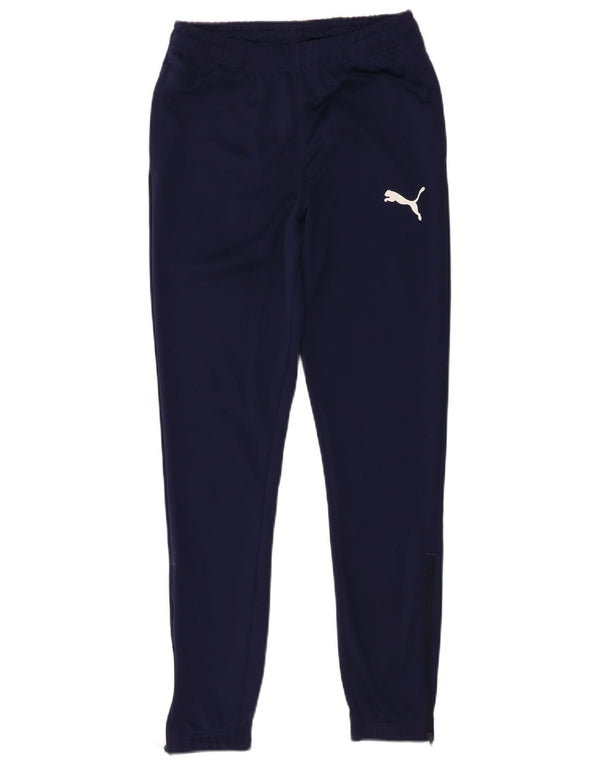 Puma Mens Tracksuit Trousers XS Navy Blue Polyester