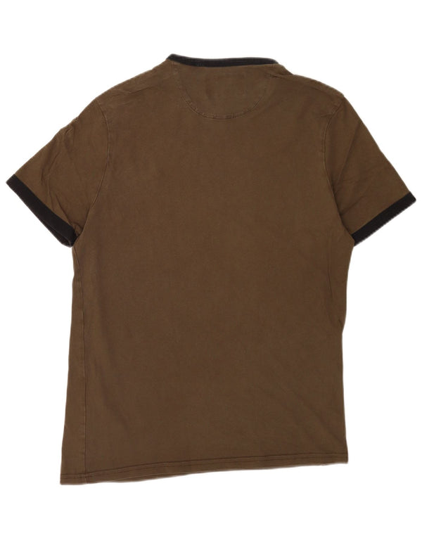 T-shirt męski Lyle & Scott, średni, bawełniany khaki