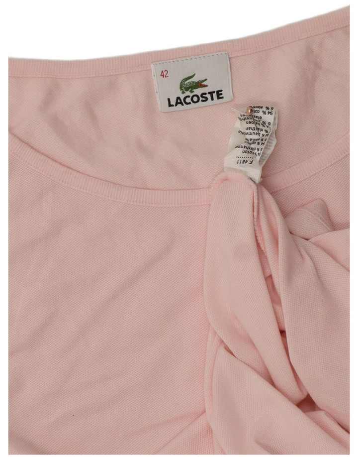 Damska kamizelka LACOSTE, rozmiar 42, duża, różowa, bawełniana