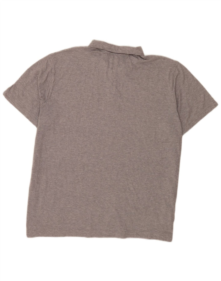 Męska koszulka polo z krótkim rękawem i regularnym krojem Eddie Bauer, 2XL, szary poliester