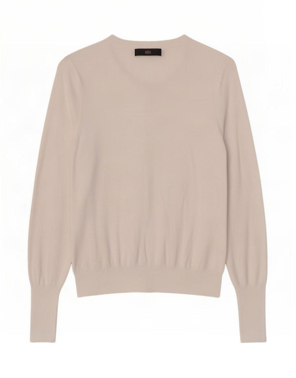 Sweter damski Marks & Spencer UK 12, średni, biały, wiskoza