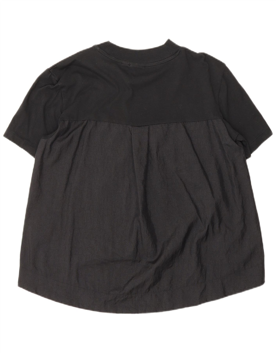 ADIDAS Womens Oversized Blouse Top UK 8 Small  Black Polyamide