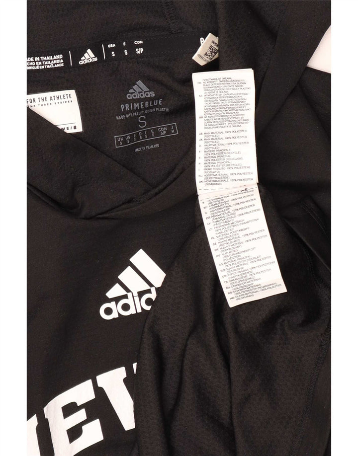 Adidas Męskie Nevada Wolf Pack Z Kapturem Graficznym Topem Z Długim Rękawem, Małym Czarnym