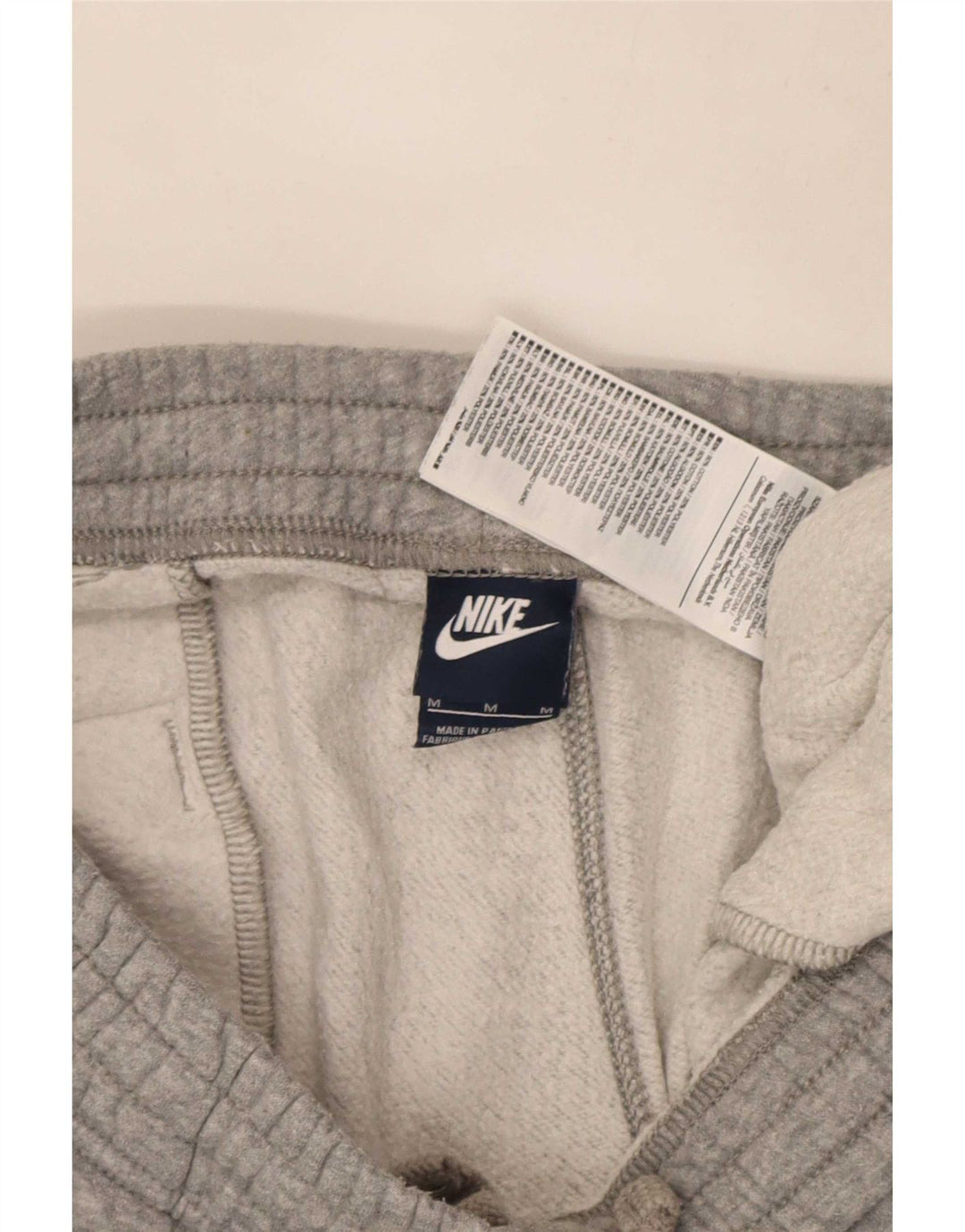 Męskie spodnie dresowe Nike, średnioszare, bawełniane