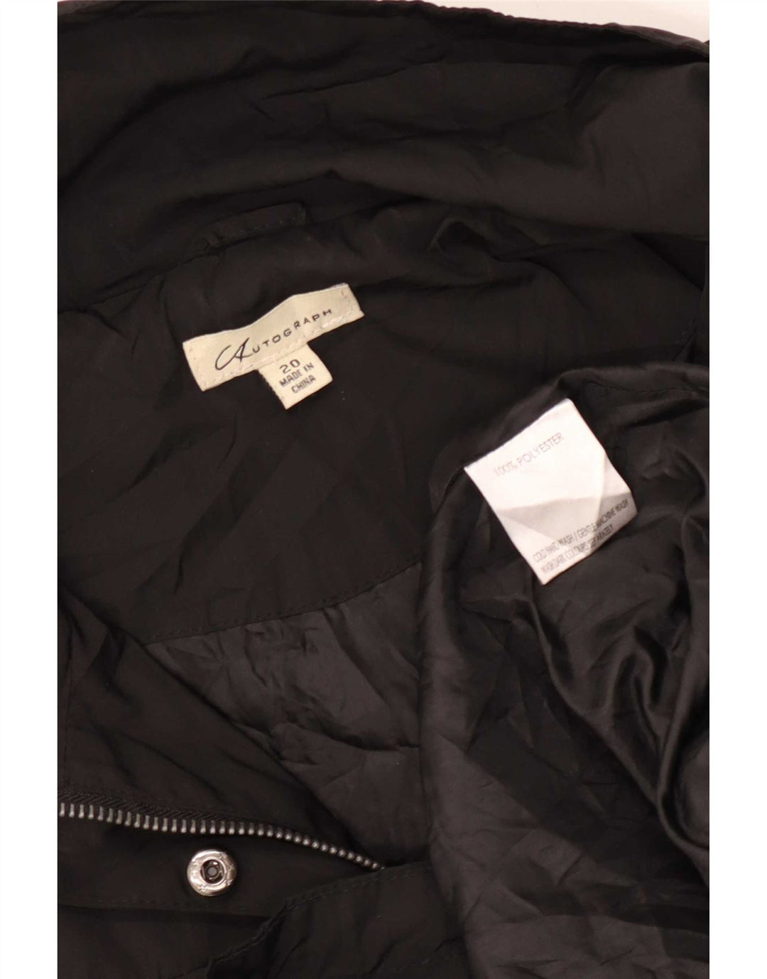 Marks & Spencer Damska kurtka parka oversize z autografem UK 20 2XL czarna
