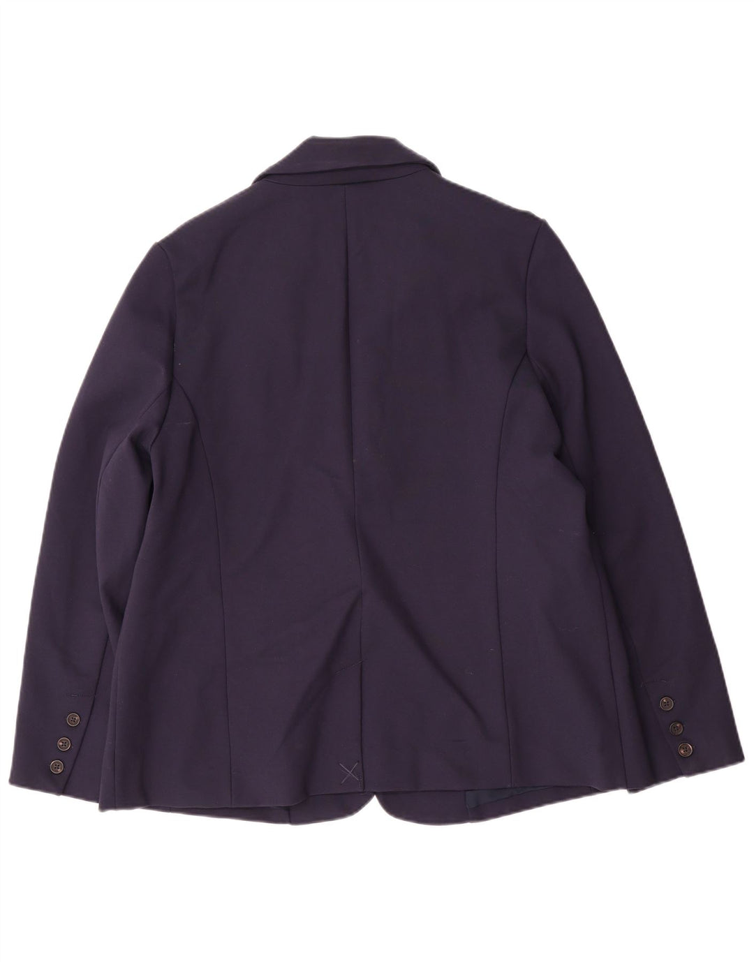 Crew Clothing Damska marynarka zapinana na 2 guziki UK 16, duża, granatowa wiskoza