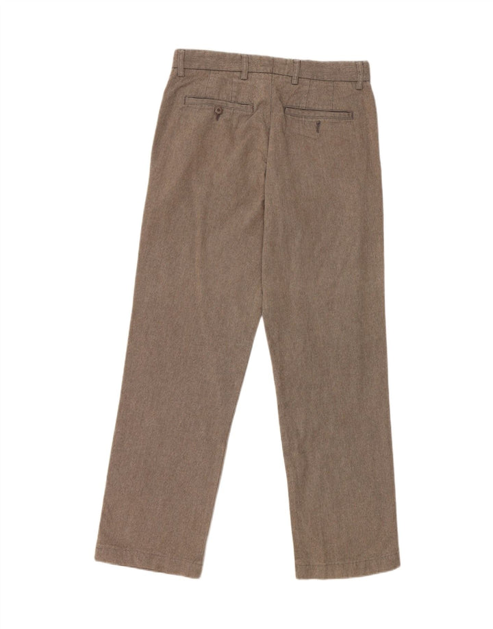 Męskie proste spodnie chino Zara EU 40 Medium W31 L30 Szary poliester