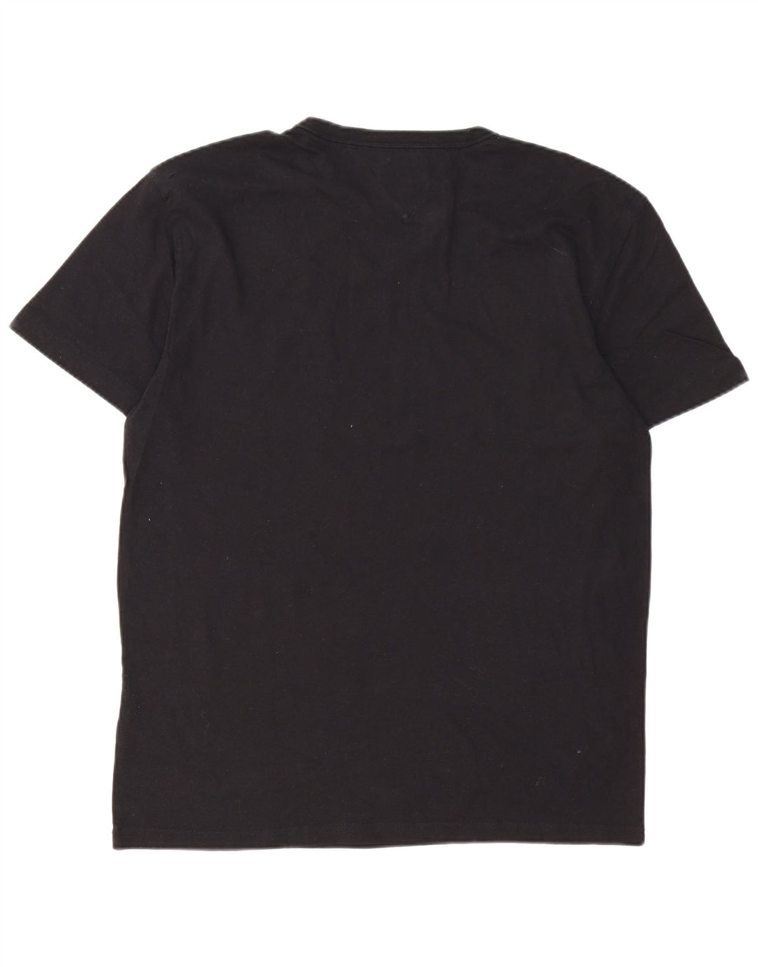 T-shirt męski Tommy Hilfiger Top, średni czarny, bawełniany