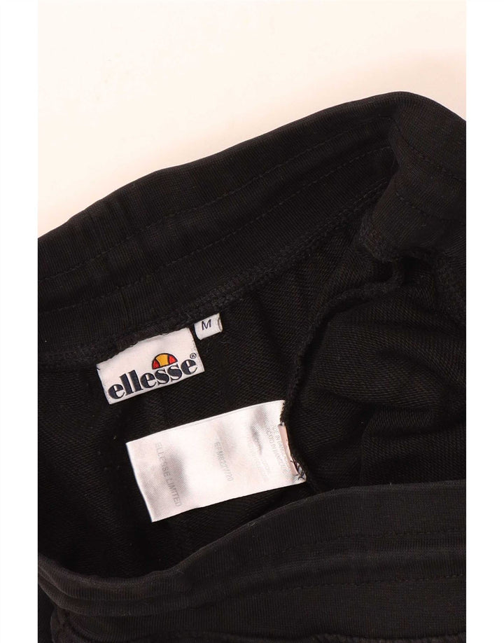 Męskie spodnie dresowe Ellesse Joggers, średnia czarna bawełna