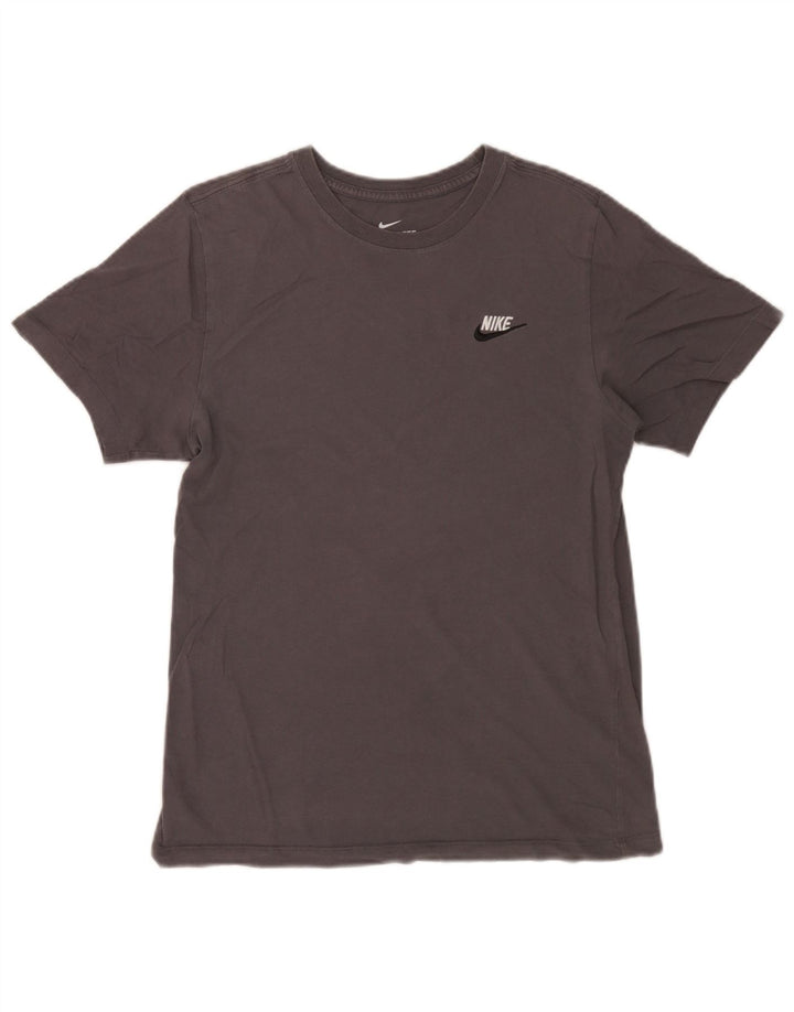 T-shirt męski Nike, mały, szary, bawełniany