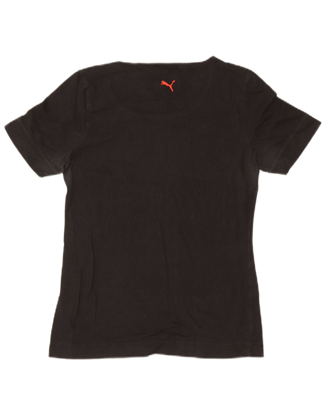 PUMA Womens Graphic T-Shirt Top UK 14 Large Black