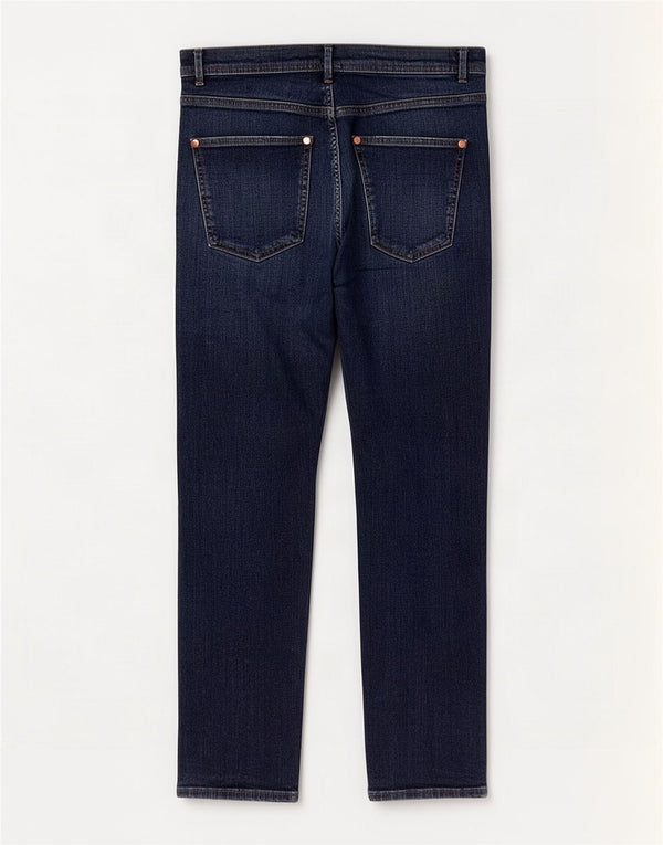 Marks & Spencer Damskie Per Una Slim Jeans UK 14 Duże W32 L27 Granatowe