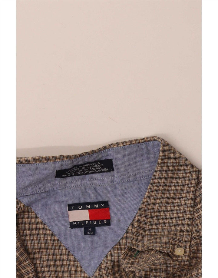 Koszula męska Tommy Hilfiger, bawełniana w brązową kratkę