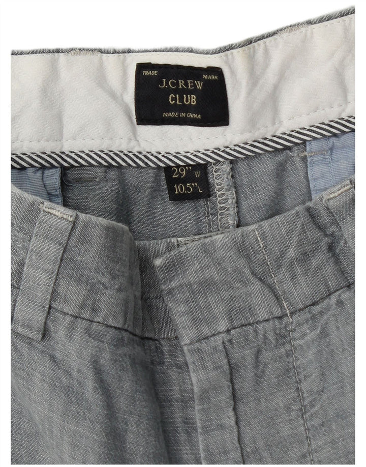 Męskie spodenki klubowe J. CREW W29, średnioszare, bawełniane