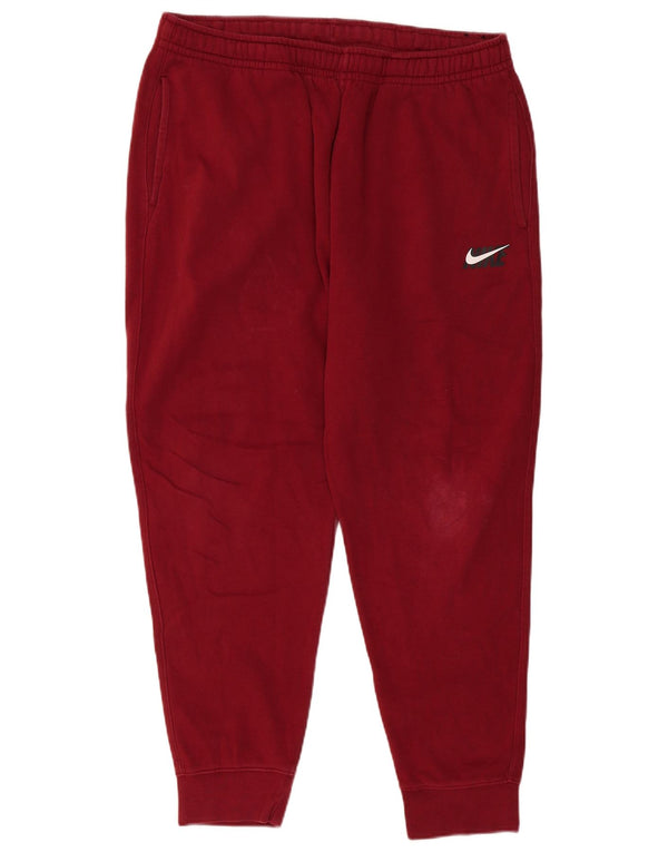 Męskie spodnie dresowe NIKE Joggers XL, bordowa, bawełniana