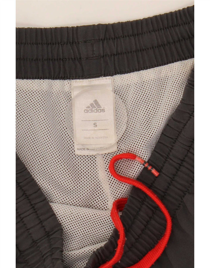 Męskie spodenki sportowe Adidas Climalite Graphic, małe, szare, z poliestru