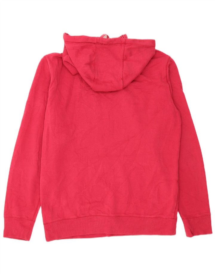 Crew Clothing Męska bluza z kapturem, średnia różowa bawełna