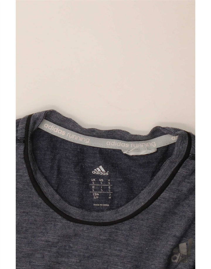 Męska koszulka do biegania Adidas Top w małe granatowe paski
