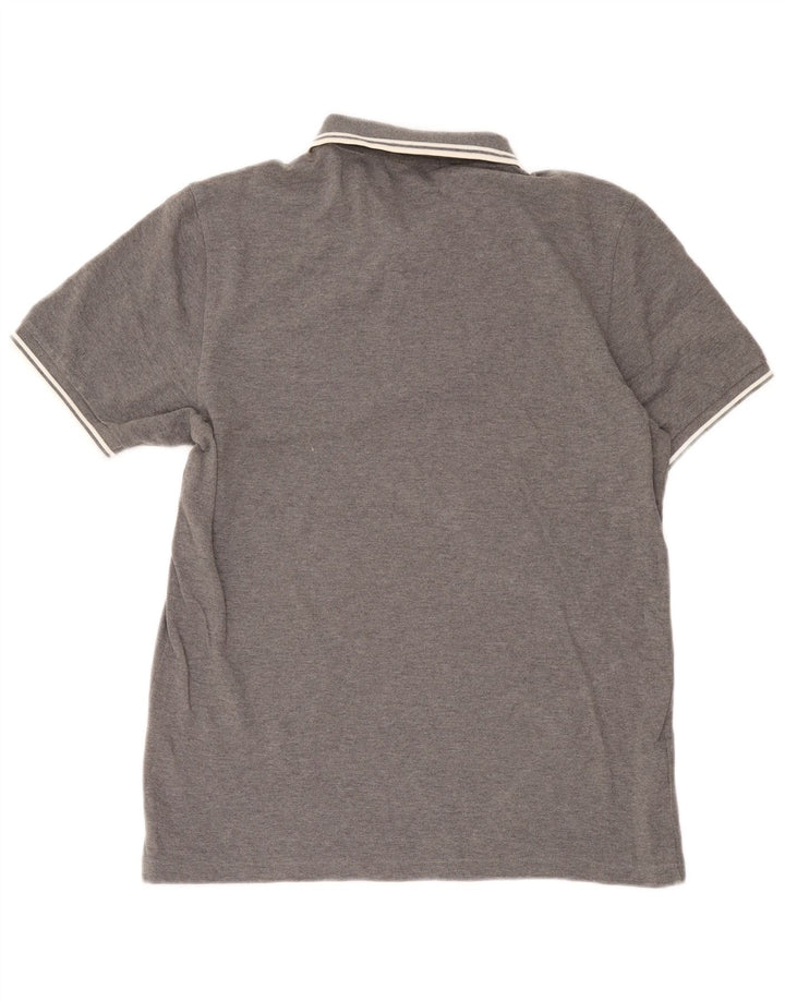 Męska koszulka polo Fred Perry, duża, szara, bawełniana w plamki