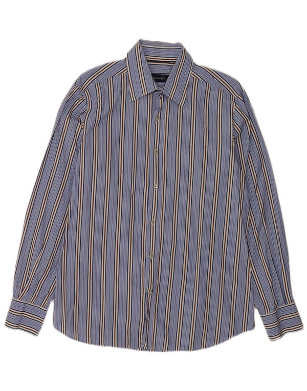 Koszula męska Massimo Dutti, duża, bawełniana w niebieskie paski