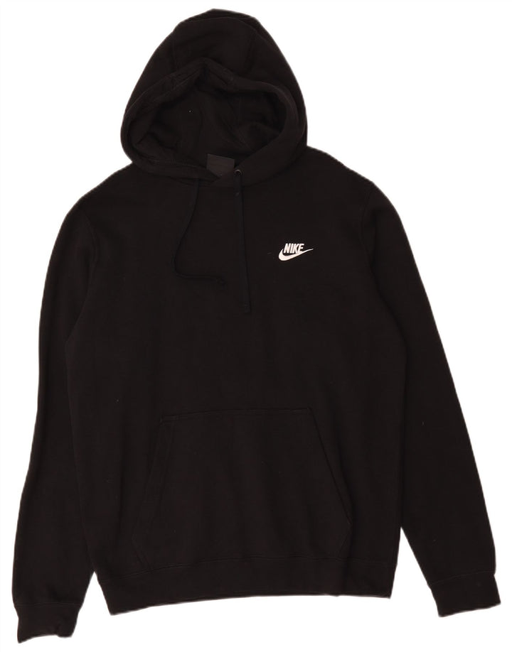 Męska bluza z kapturem Nike, średnia czarna, bawełniana