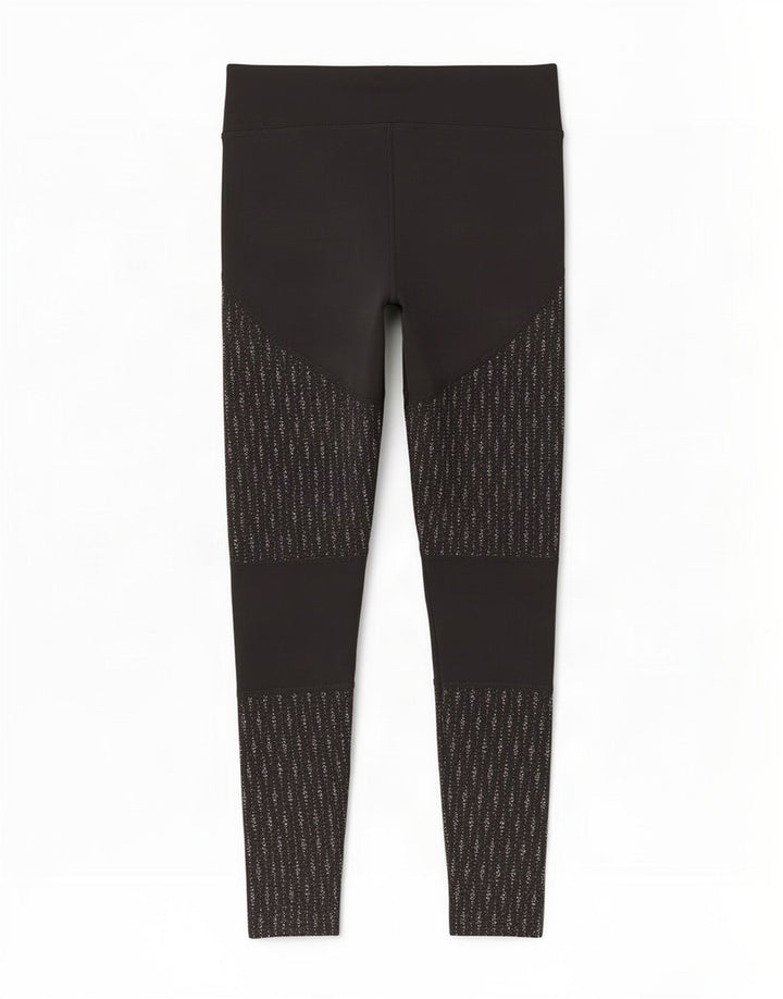 Legginsy damskie Marks & Spencer UK 14, duże, czarne, poliestrowe