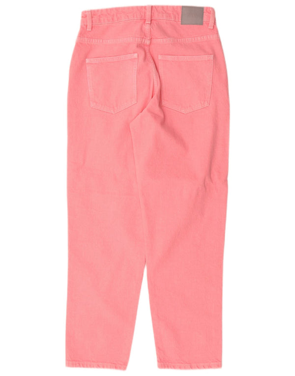 Damskie jeansy zwężane Zara EU 38 Small W28 L28 Różowa bawełna