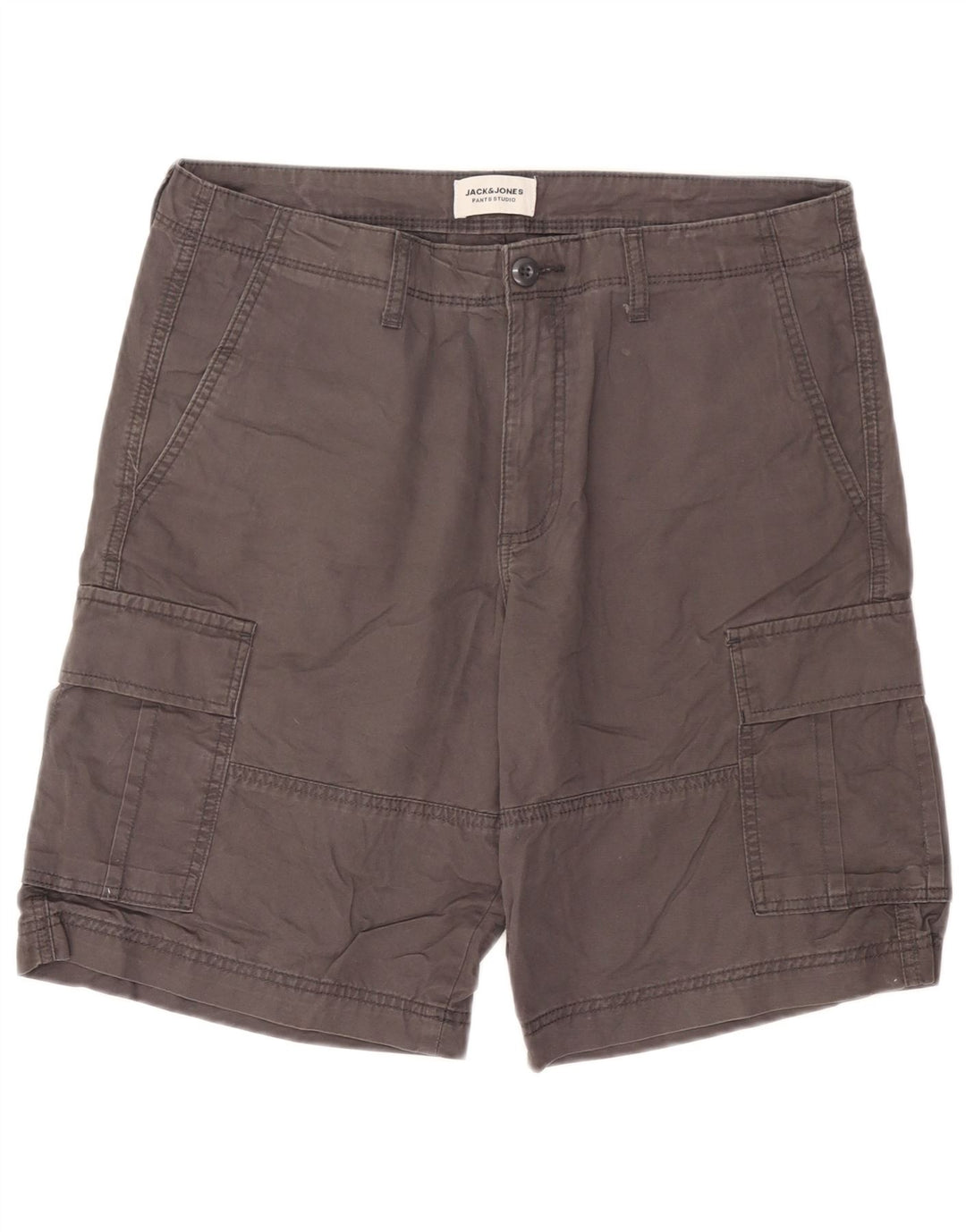 Męskie spodenki cargo Jack & Jones, duże W36, szara bawełna