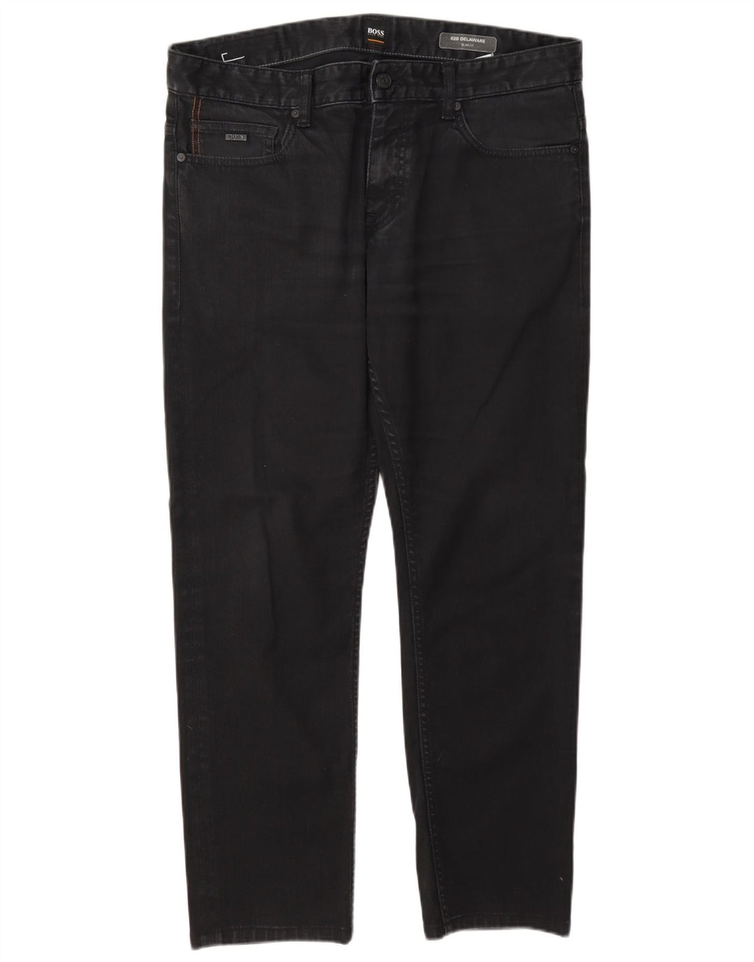 Hugo Boss Męskie Delaware Slim Jeans W34 L29 Szara bawełna
