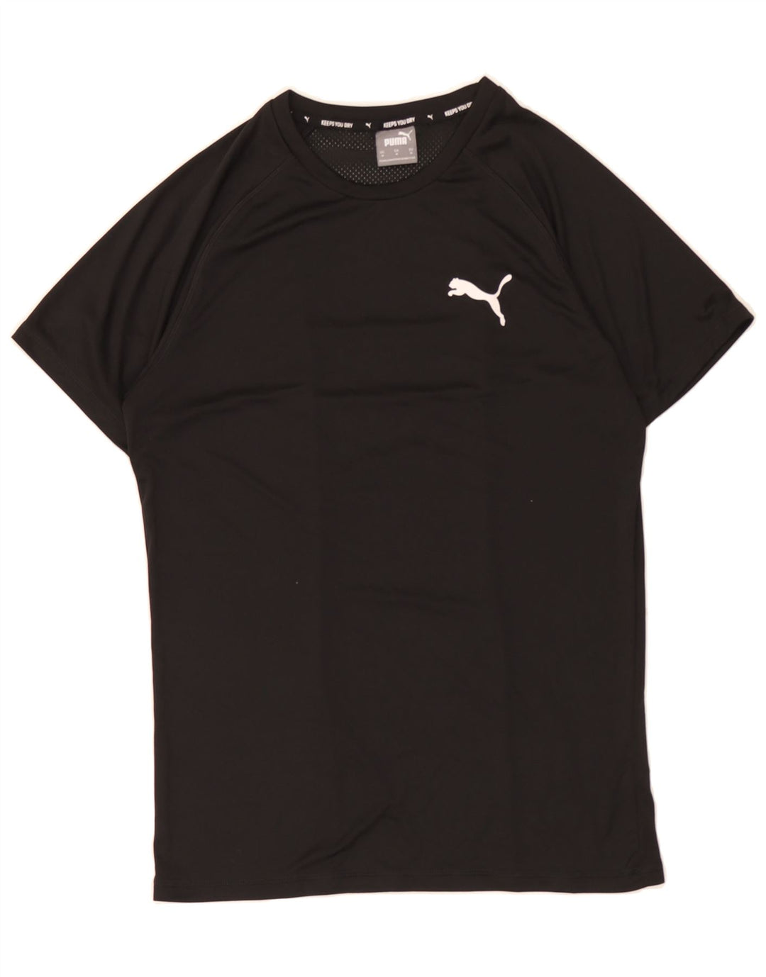 PUMA Mens T-Shirt Top Medium Black Vintage Puma and Second-Hand Puma from Messina Hembry 