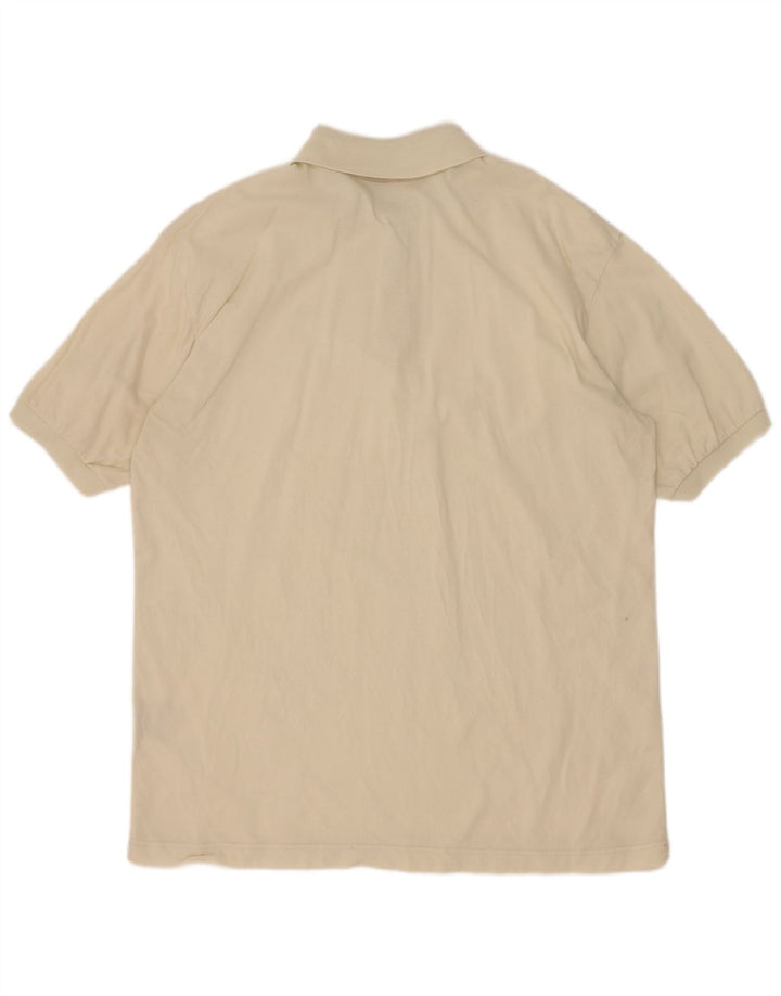Męska koszulka polo Kappa 2XL, beżowa, bawełniana