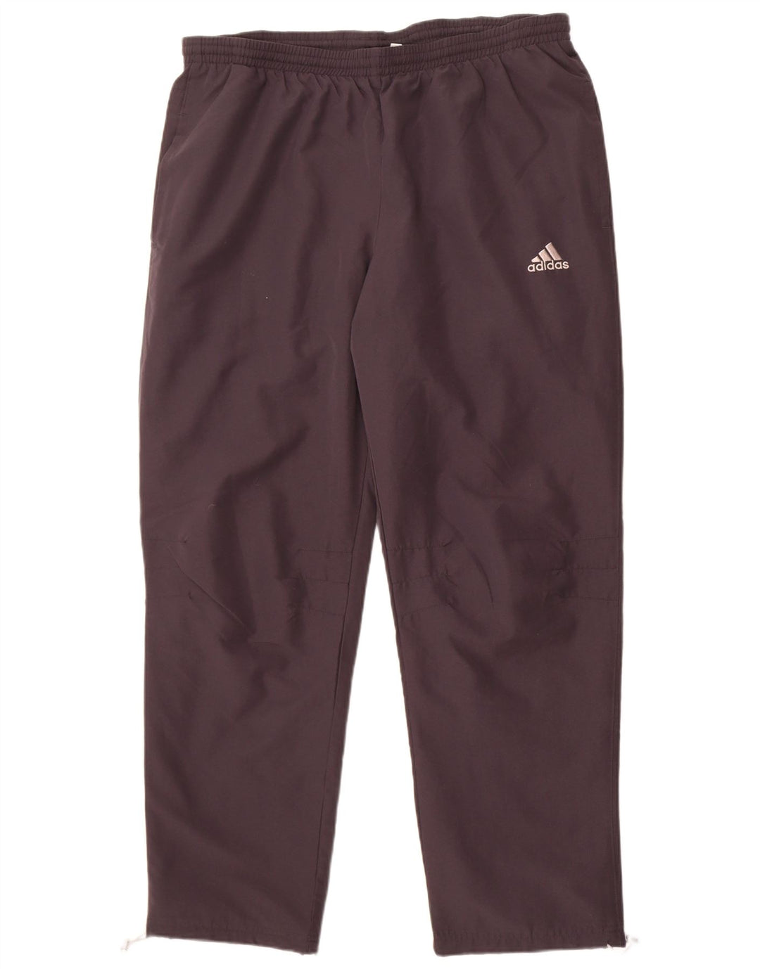 Męskie spodnie dresowe Adidas UK 42/44, duże, szare, poliestrowe