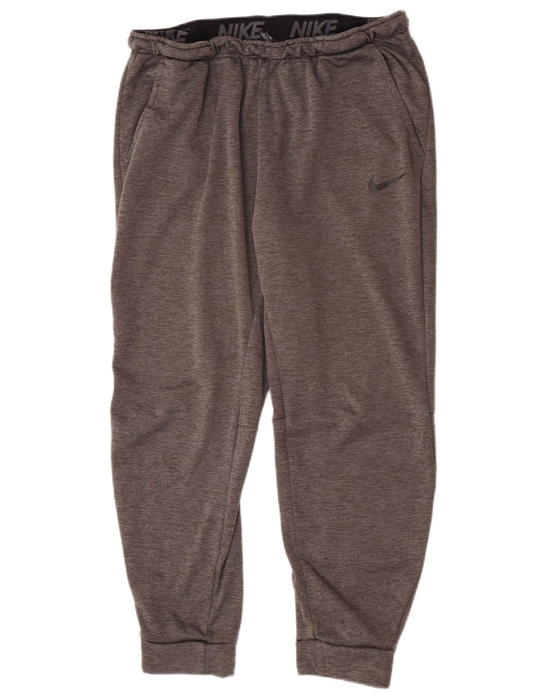 Męskie spodnie dresowe Nike Dri Fit Joggers XL Szary, nakrapiany poliester
