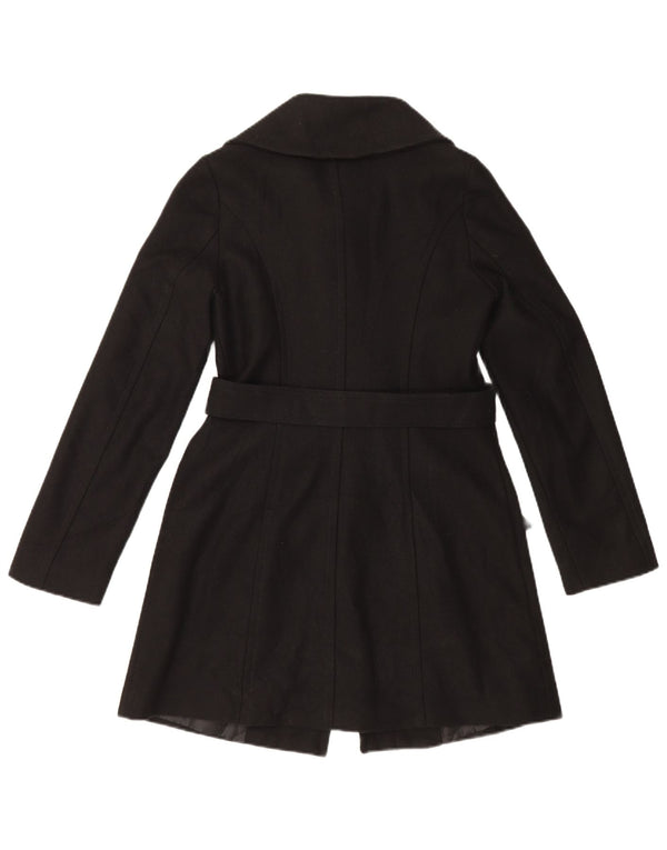 Płaszcz damski Benetton IT 40 Small, czarny, wełniany