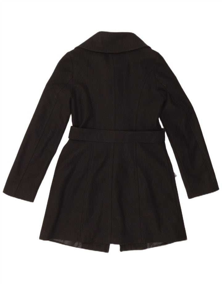 Płaszcz damski Benetton IT 40 Small, czarny, wełniany