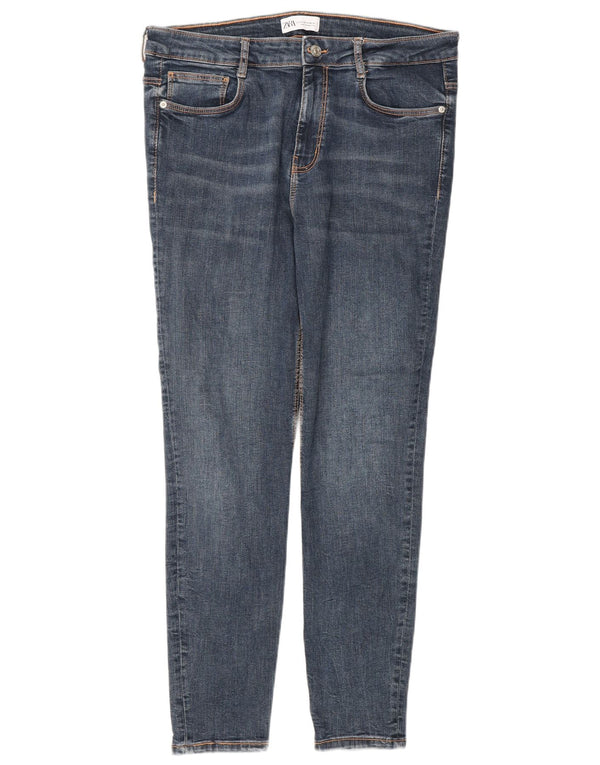 Dżinsy damskie Zara EU 44 XL W34 L28 Niebieskie bawełniane