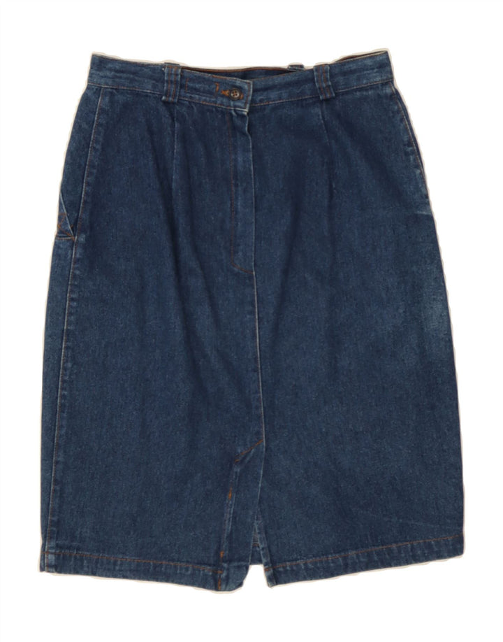 VINTAGE Womens Denim Skirt W28 Medium  Blue Vintage Vintage and Second-Hand Vintage from Messina Hembry 