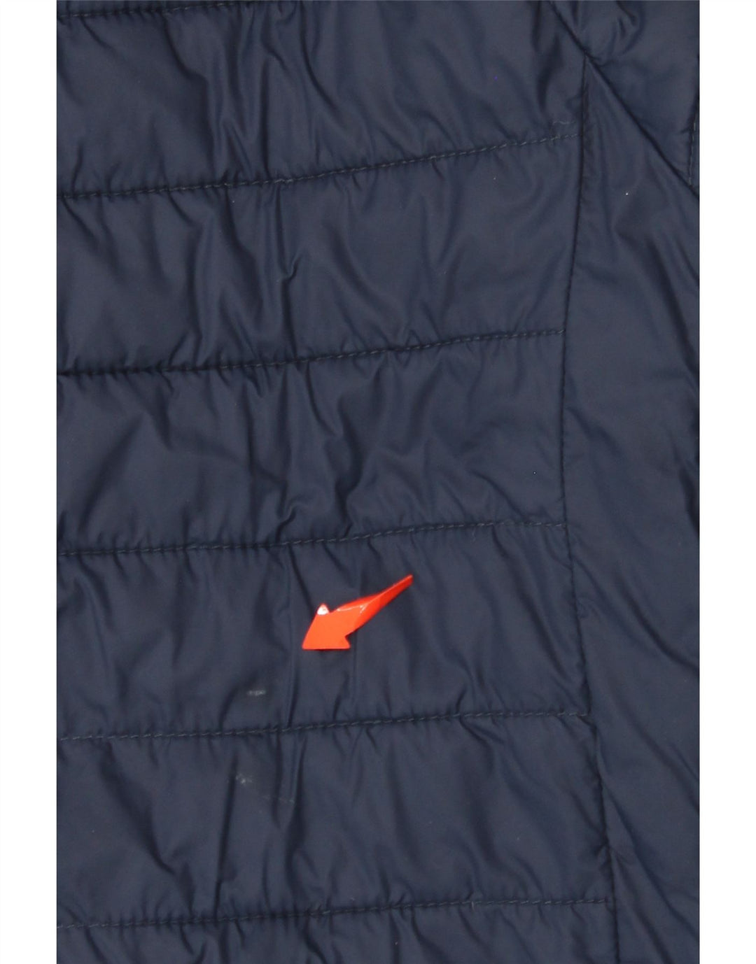 J. CREW Męska ocieplana kurtka z kapturem UK 40, duża, granatowa, nylonowa