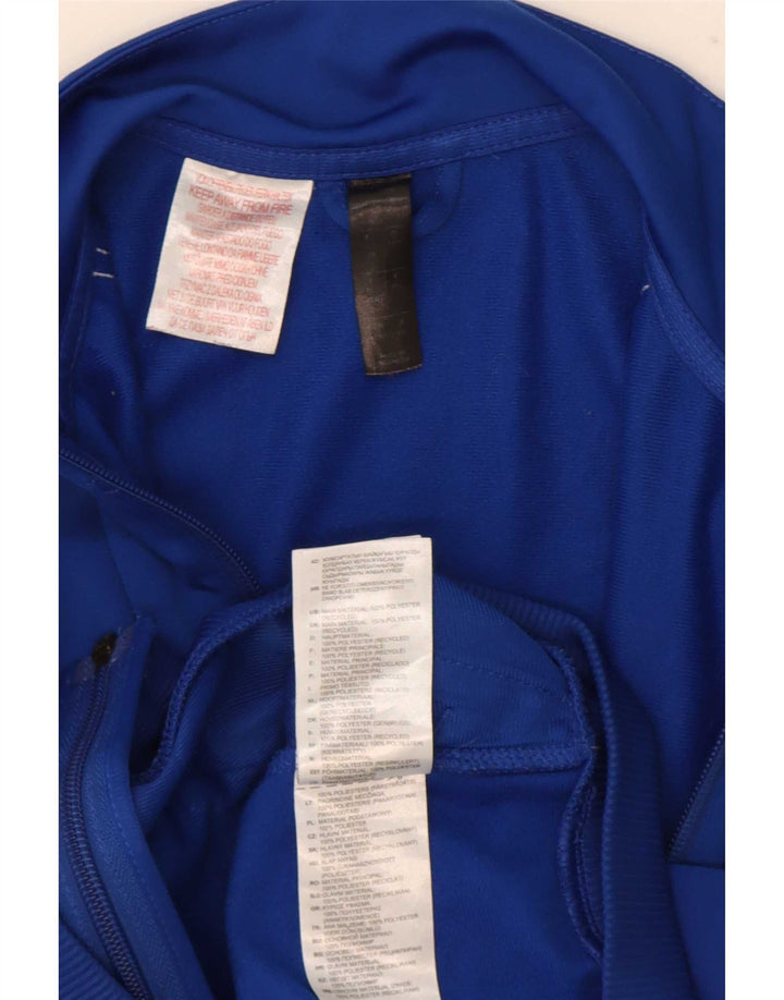 Chłopięca bluza dresowa Adidas 11-12 lat, niebieska, poliestrowa