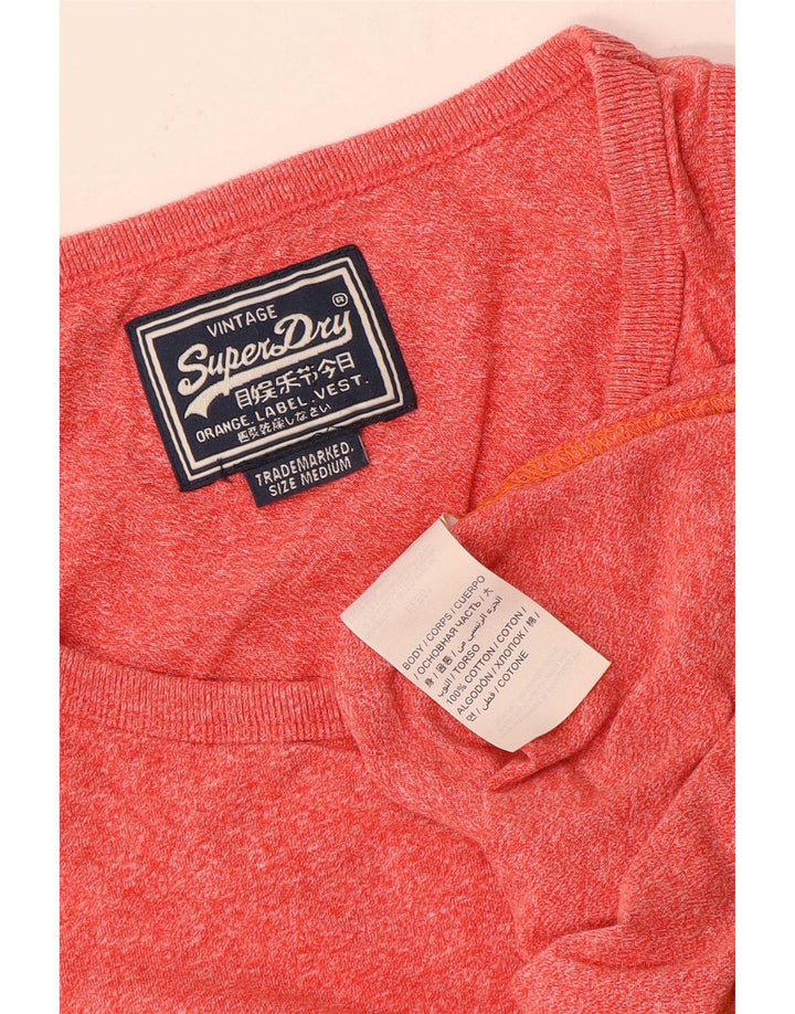 Męska kamizelka Superdry, bawełniana, w kolorze średniej czerwonej plamki