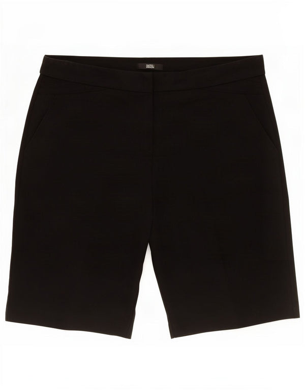 Damskie spodenki Chino Marks & Spencer UK 14, duże, W34, czarne, poliestrowe
