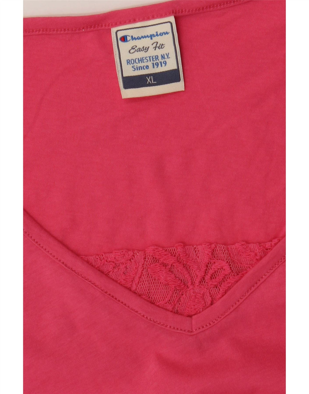 CHAMPION Womens Vest Top UK 18 XL Pink Vintage Champion and Second-Hand Champion from Messina Hembry 