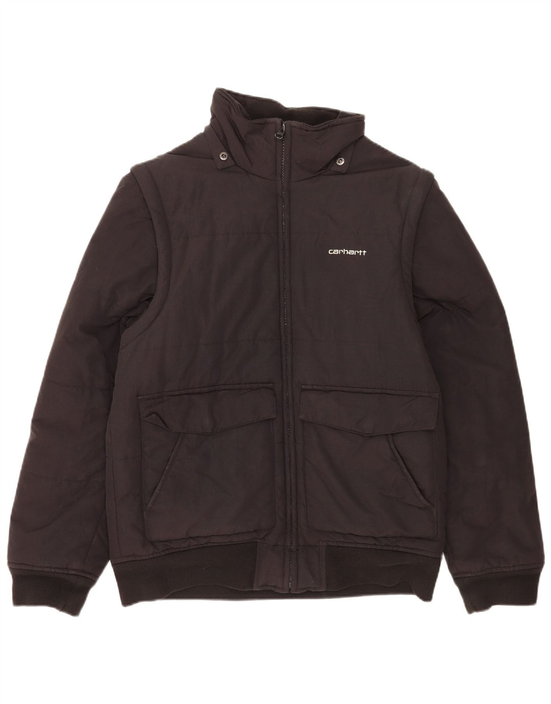Męska ocieplana kurtka Carhartt UK 38 Średni czarny nylon