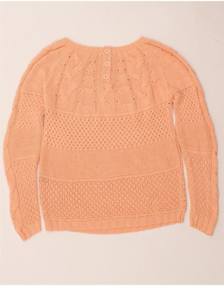 MAX&CO. Womens Boat Neck Jumper Sweater UK 10 Small Pink Vintage Max&Co. and Second-Hand Max&Co. from Messina Hembry 