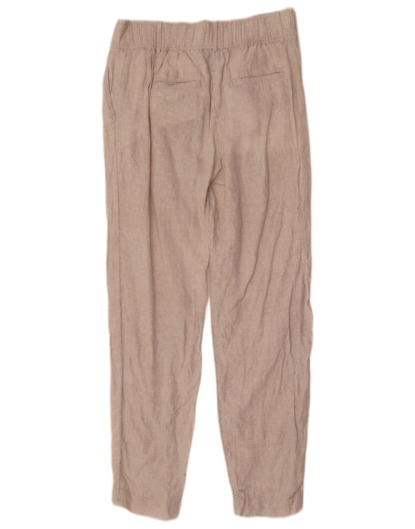 Spodnie damskie Marks & Spencer Straight Casual UK 8 Small W28 L28 Beżowe