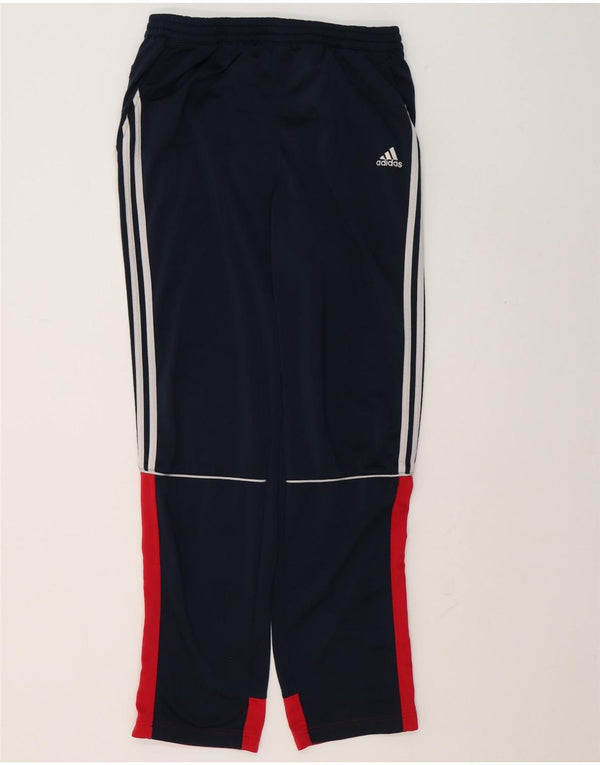 Męskie spodnie dresowe Adidas Joggers UK 44/46 Duży granatowy blok kolorów