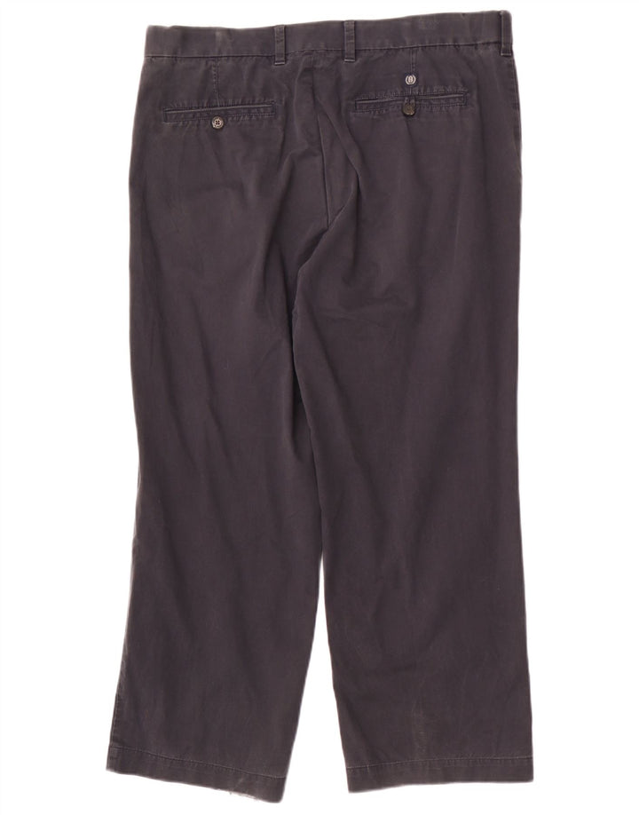 Męskie spodnie chino Marks & Spencer Blue Harbor Straight W36 L29 granatowe