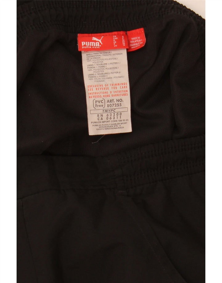 Damskie spodnie dresowe Puma UK 10, małe, czarne, poliestrowe